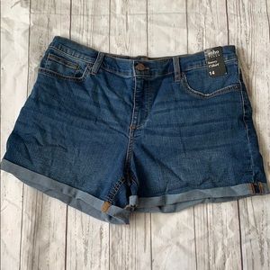 Blue jean shorts